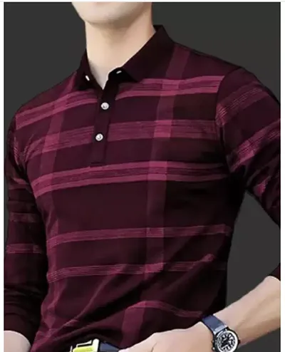 Reliable Striped Tshirt For Men