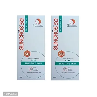 Suncros 50 Aqualotion (60 ml) (Pack of 2)