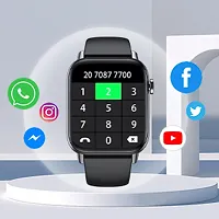 T500 SMART WATCH 2024 latest version Full Touch Screen Bluetooth Smartwatch with Body Temperature, Heart Rate  Oxygen Monitor Compatible with All 3G/4G/5G Android  iOS-thumb3