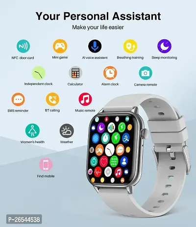 Modern Unisex Smart Watch With Bluetooth Calling-thumb3