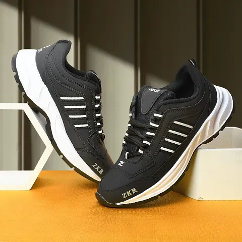 Comfort Gym Solid Fashionable Sports Shoes For Men.