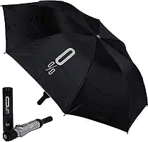 JBJ Collection Double Layer Folding Portable Umbrellas with Bottle Cover for UV Protection  Rain - Capsule Umbrella | Bottle Umbrella | Random Color-thumb3