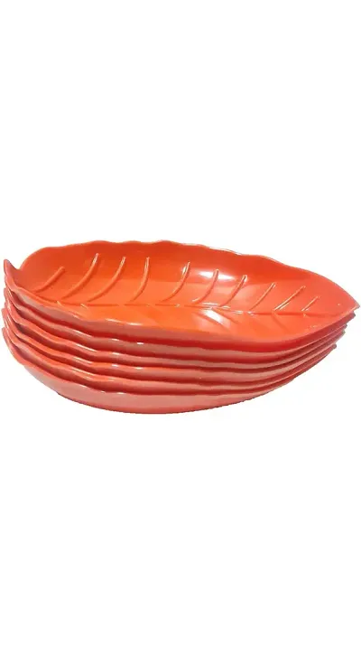 LPINE Melamine Square Shape Floral Unbreakable Snack Platter for Serving Pakoda, Poha, Rice, Samosa, Burger Set of 6 Plates 5.8 Inches.