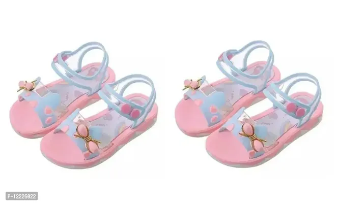 Comfortable EVA Self Design Slippers For Baby Boys Pack of 2