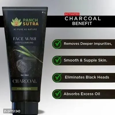 Charcoal with Mint Face Wash 100ml-thumb0