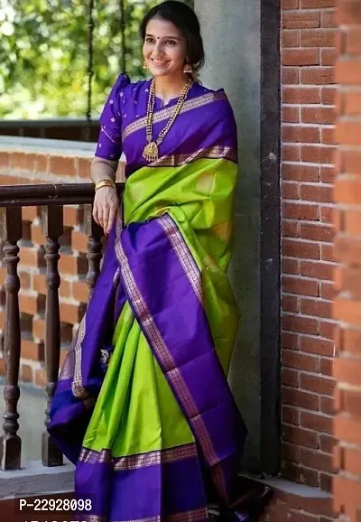 Stylish Women Art Silk Saree with Blouse Piece-thumb2