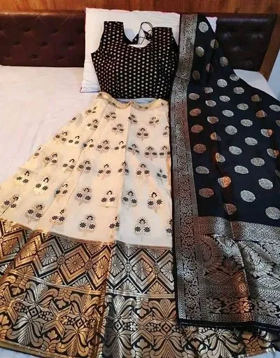 Stylish Art Silk Lehenga Choli Set