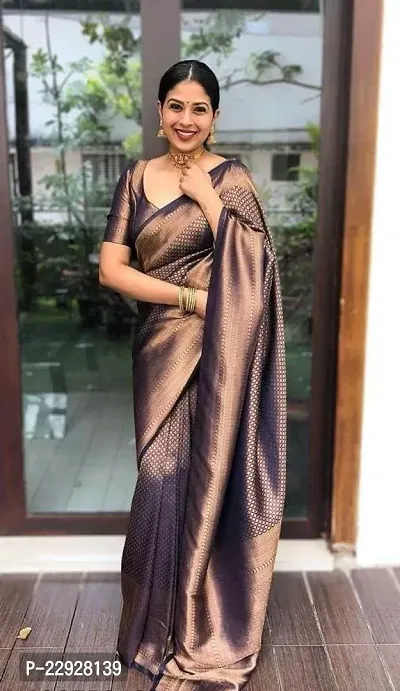 Stylish Women Art Silk Saree with Blouse Piece-thumb3