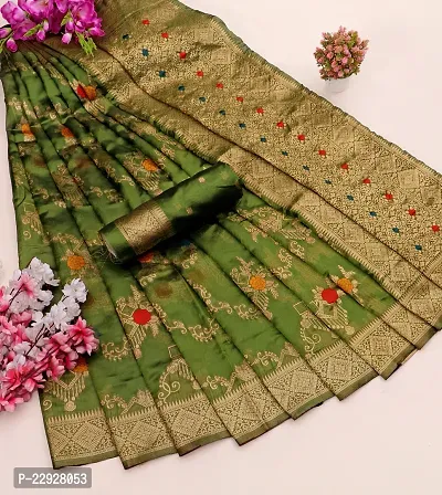 Stylish Women Art Silk Saree with Blouse Piece-thumb0