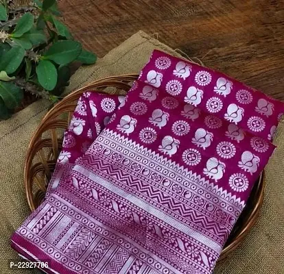 Stylish Women Art Silk Saree with Blouse Piece-thumb0