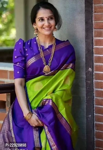 Stylish Women Art Silk Saree with Blouse Piece-thumb3