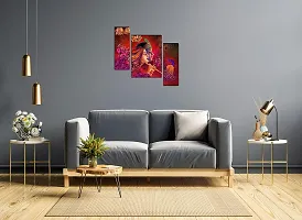 Anjali crift Blissful Crafts, Set Of 3-Piece Digital Modern Radha Krishna (RK) Wall Art Painting Set (12x18 Inch, Multicolor) - Perfect For Home Decor, Living Room, Office And Gifting.-thumb2