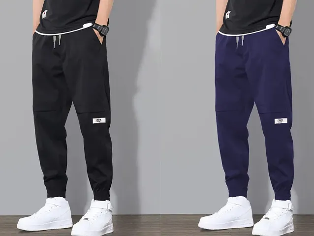 Best Selling Blended Regular Track Pants For Men 