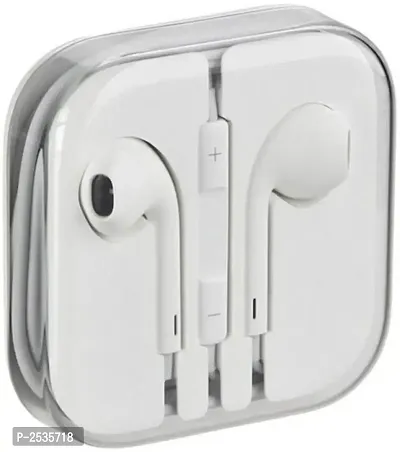 Xclusive Plus Wired Earphone for all Smartphones- White Color