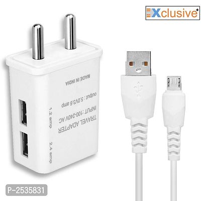 Xclusive Plus Charger 2.4A With Cable-thumb0
