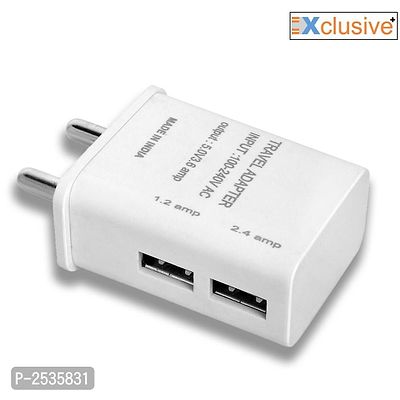 Xclusive Plus Charger 2.4A With Cable-thumb2