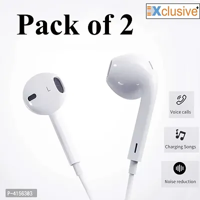 Wired Earphone Apple Pack Of 2