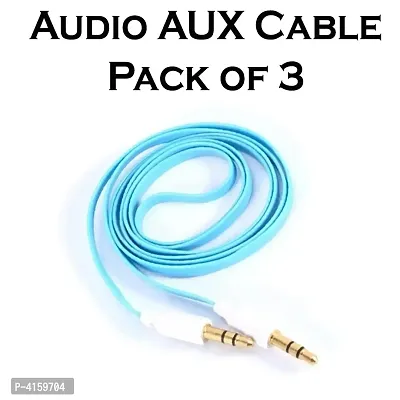 Xclusive Plus Aux Cable 1 M Length - Pack Of 3-thumb0