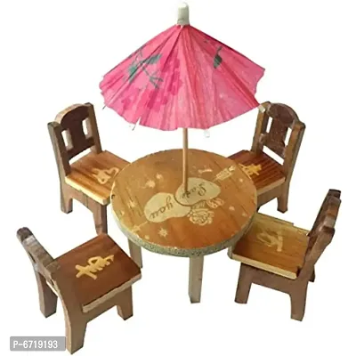 Xclusive plus Wooden Table chair set-thumb0