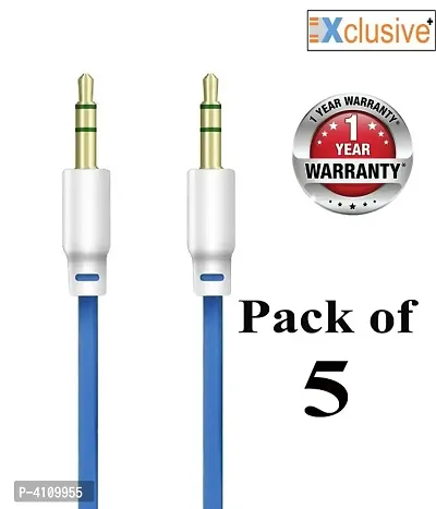 Audio Aux Cable Pack Of 5