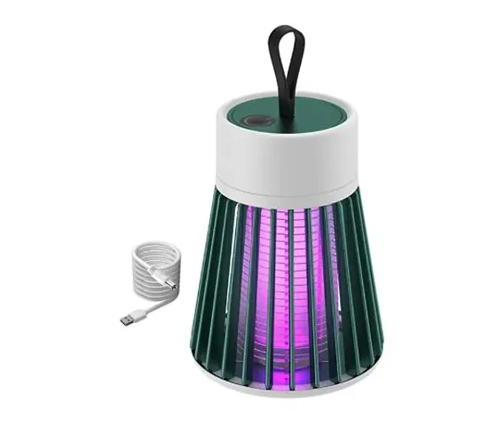 Eco Friendly Electronic LED Mosquito Killer Machine Trap Lamp, Protector Mosquito Killer lamp for House,USB Power Electronic (White)