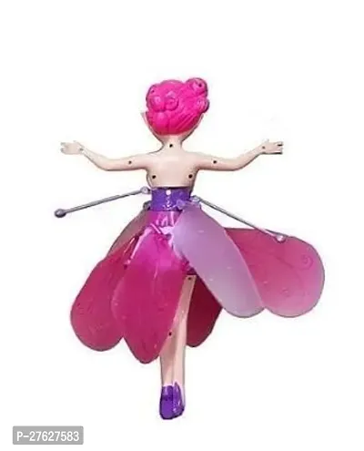 Magical Hand Sensor Control Flying Fairy Doll, USB Powered Magic Flying Fairy Sky Dancers Flying Toy Rainbow Glitter Flying Princess Doll for Girls-thumb2