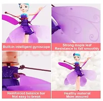 Magical Hand Sensor Control Flying Fairy Doll, USB Powered Magic Flying Fairy Sky Dancers Flying Toy Rainbow Glitter Flying Princess Doll for Girls-thumb3