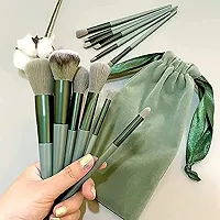 13pc Makeup Brush Set with Soft Fluffy Pouch-thumb2