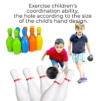 Bowling Toy Set with 10 Bottles and 2 Balls Game for Kids (Bowling Toy Set), Multicolor-thumb4