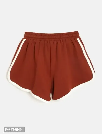 Short For Girl Casual Solid Pure Cotton-thumb2