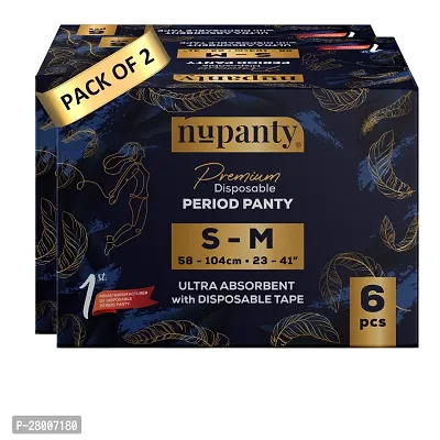 Nupanty Premium Ultra Absorbent Disposable Period Panty | S-M Sanitary Pad