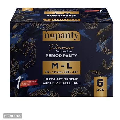 Nupanty Premium Ultra Absorbent Disposable Period Panty | M-L Sanitary Pad