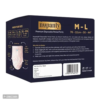 Nupanty Premium Ultra Absorbent Disposable Period Panty | M-L Sanitary Pad-thumb2