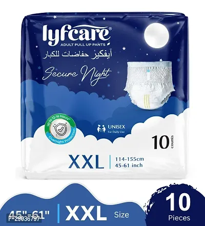 Overnight Pull Up Adult Diapers - XXL(10 Pieces)-thumb0