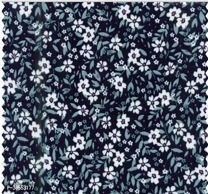 Elegant Rayon Printed Fabric For Women -2 Meters-thumb0