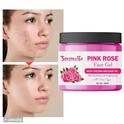 Somwrita Rose Face Gel For Skin Lightening  Tan Removal Face Gel 100Ml-thumb0