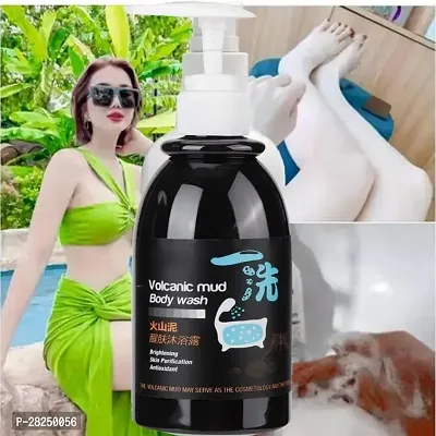 Skin Whitening and Body Care Volcanic Mud Shower Gel 300ml (Pack of 1)