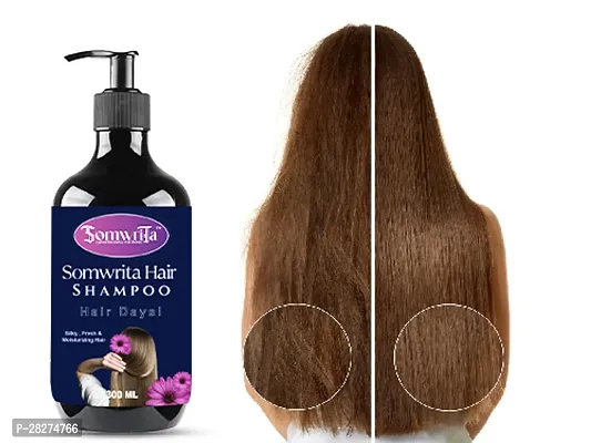 Somwrita Hair Color Shampoo for Men and Women 300ml-thumb0