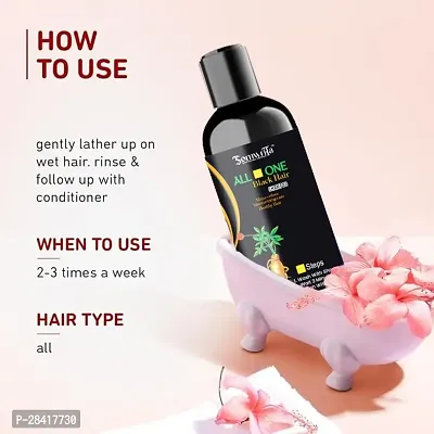 Somwrita All in One Black Hair Color Shampoo 100ml