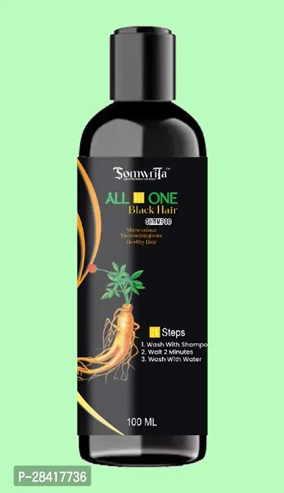 Somwrita All in One Black Hair Color Shampoo 100ml