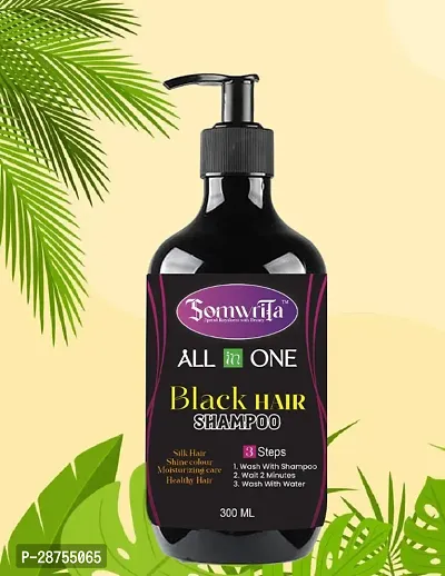 SOMWRITA Hair Shampoo for Women  Men 100% Coverage Shampoo 300ml