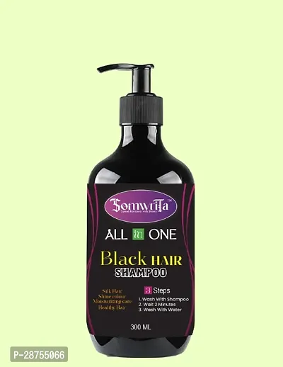 SOMWRITA Hair Shampoo for Women  Men 100% Coverage Shampoo 300ml-thumb0