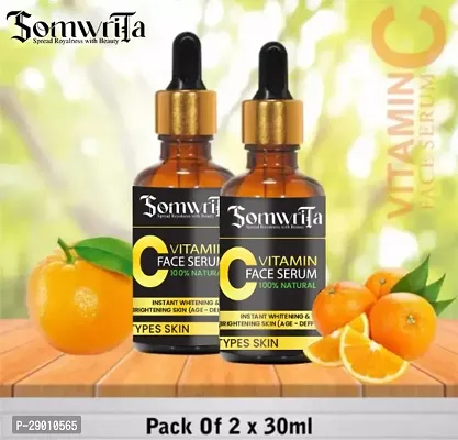 Vitamin C Face Serum for Glowing Skin - 30ml Pack of 2