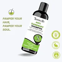 Professional Anti Dandruff Shampoo Enrich with Ginger, Lemon  Curry Leaf for Scalp Itchiness, Flaking and Dandruff Control- 100ml-thumb3