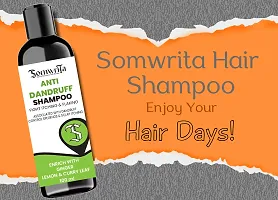 Natural Hair Care Anti Dandruff Shampoo Enriched with Ginger, Lemon  Curry Leaf for Scalp Itchiness, Flaking and Dandruff Control- 100ml-thumb4