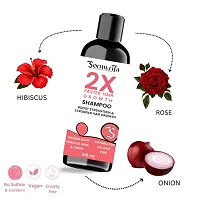 2X Faster Hair Growth With Hibiscus, Rose, And Onion For Strengthen and strong hair- 100ml-thumb1