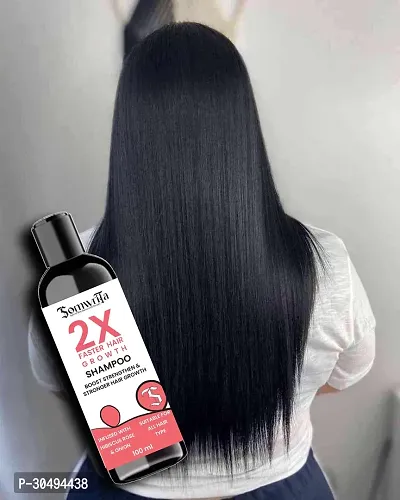 2X Faster Hair Growth With Hibiscus, Rose, And Onion For Strengthen and strong hair- 100ml-thumb2