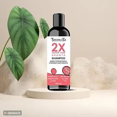 2 X Faster Hair Growth with Hibiscus, Rose, and Onion for Strengthen and Strong Hair- 100ml-thumb0