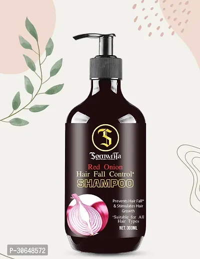 Red Onion Black Seed Oil Strong, Smooth and Silky, Anti Dandruff Shampoo (300ml) Pack of 1-thumb2