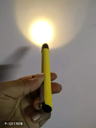 Mini Medical Doctor Pocket Pen Torch Warm Yellow Light-thumb0